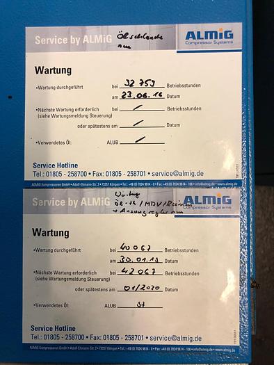Gebraucht 2008 Schraubenkompressor ALMIG BELT 11-10