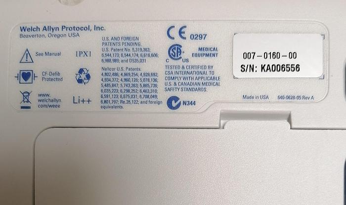 Gebraucht Welch Allyn Probaq LT Patientenmonitor auf Trolley mit Zubehöre