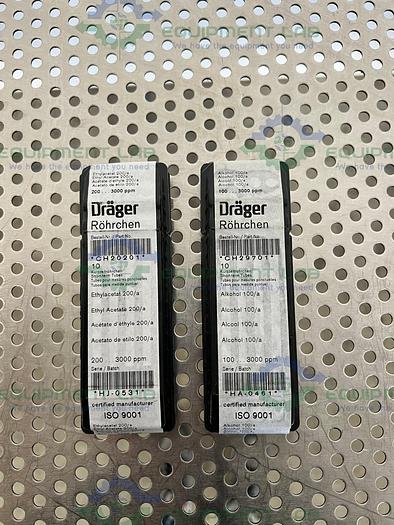 Draeger CH29701 Glass Alcohol Detector Tube 100 to 3000 ppm Measuring Range