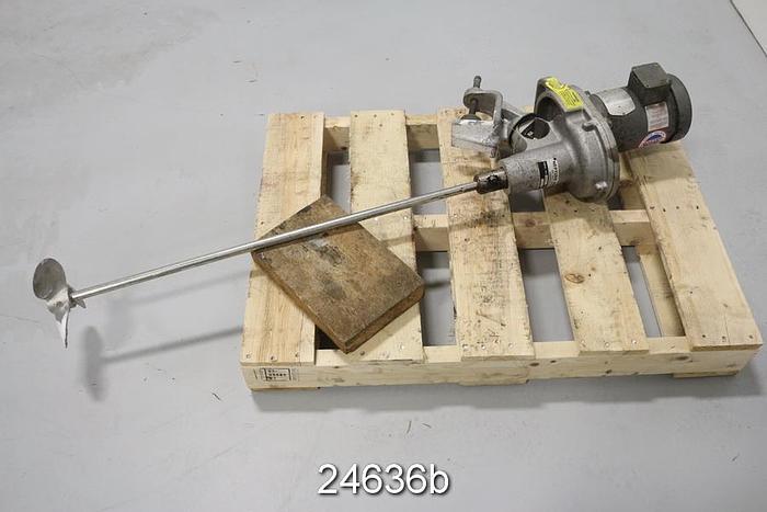 Used Neptune Mixer Co JG-1.1 With Baldor Motor, 0.25 Hp, 208,230,460 Volts, 1725 Rpm, 56C Frame #24636