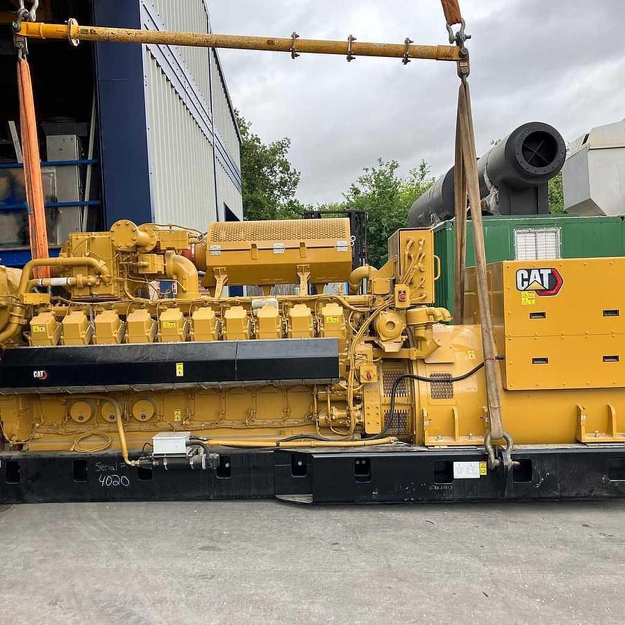 Used 2 x Caterpillar G3520H 2.5MW Natural Gas Generator Sets | 0 Hours
