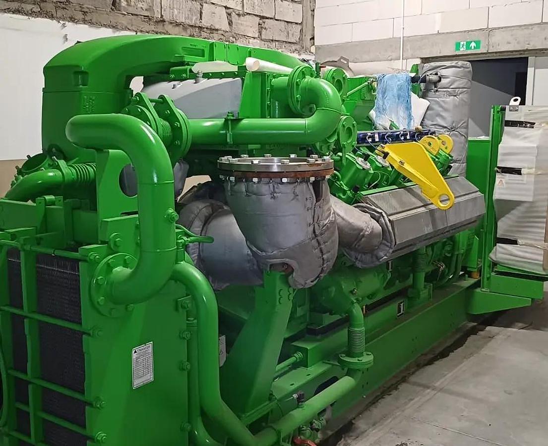 Used 2 x Jenbacher 412 GS-N.L 900 kW Natural Gas Generator Sets | 0 Hours