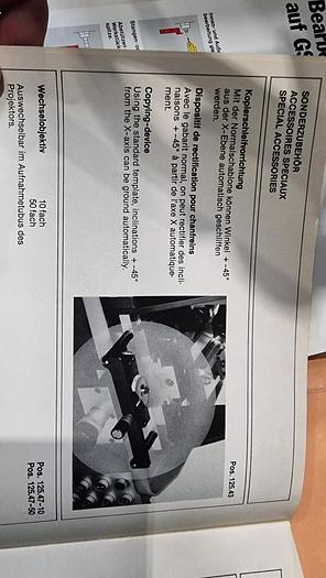 Used Szlifierka narzędziowa z projektorem DOEBELI OP125H