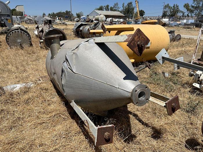 Used Tank, 200 Gallon, 316 S/st, Insulated, Cone Bottom #S744719
