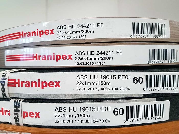 2010 Hranipex  1 pallet of edge banding original rolls