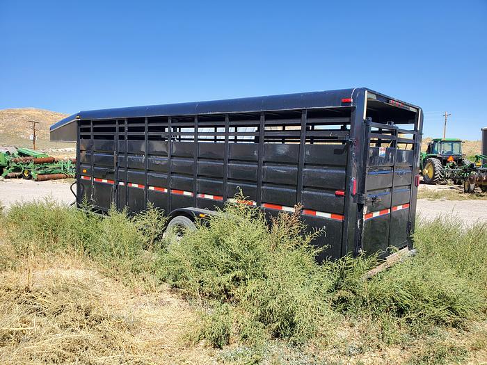 Used 20' Circle D Livestock Trailer
