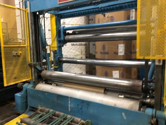 Used 84" USED JAGENBERG VARI-DUR SLITTER REWINDER