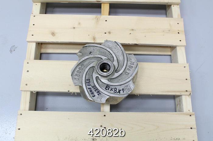 Used Goulds 3196 6x8x13 6-Vane 10" Diameter CF8M Impeller #42082
