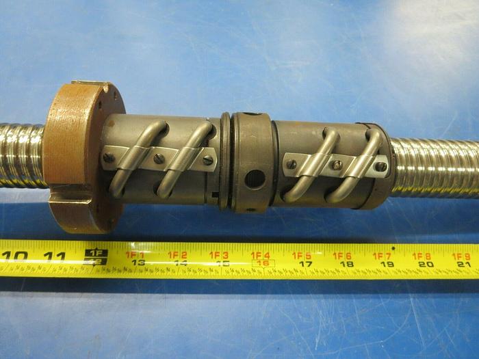 Warner Electric, Series "R", Ball Bearing Screw/Shaft Assembly, Length 34"