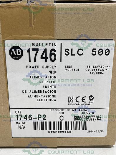 Allen Bradley 1746-P2 Series C SLC 500 Power Supply