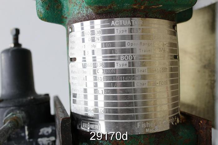 Used Fisher EZ 1" Steam Control Valve #29170
