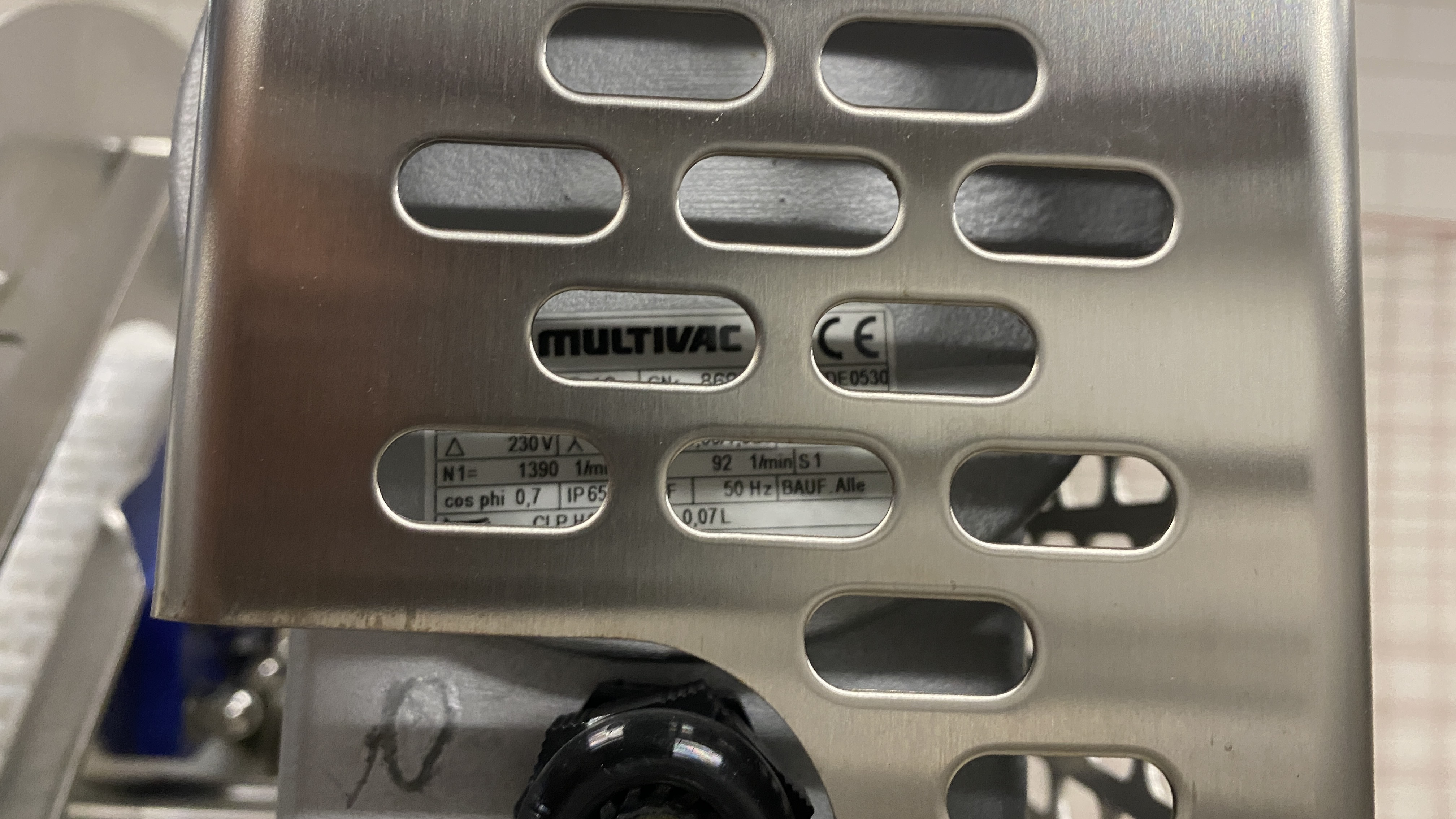 Used Multivac buffer conveyor