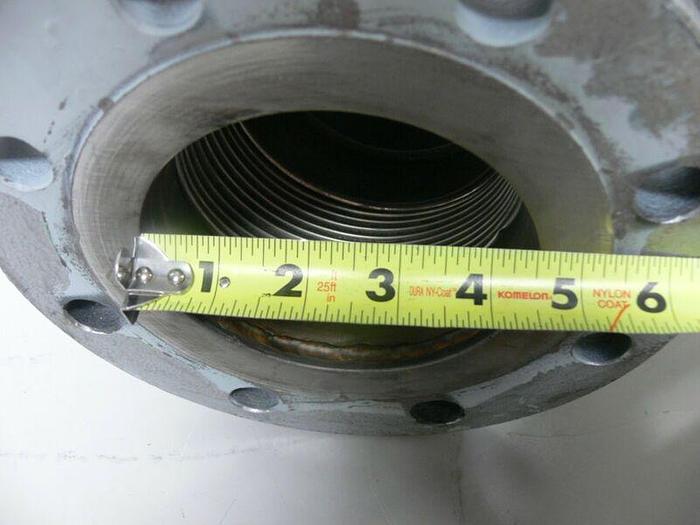 Used Flanged T Pipe + Flexible Fitting 4.5" Inside Diameter 9" Outside Diameter