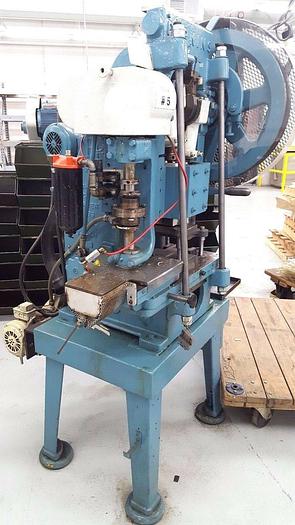 Used Perkins Transfer Stamping Punch Press Machine with Feed 15 Ton Pristine!