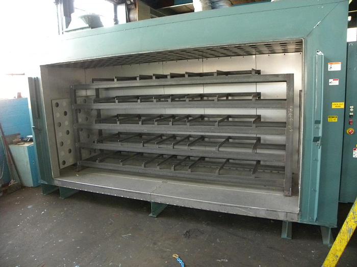 Used GRIEVE BATCH OVEN 132" WIDE X 48" DEEP X 66" HIGH - 500 DEG. F - 460V