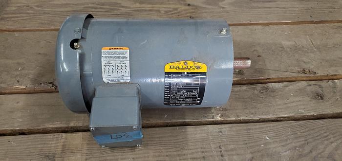 Used Motor, 3 HP, Baldor, 3450 RPM Out, 208-230/460V (2) #S743668