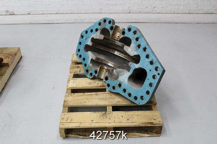 Used Goulds 3316 6x8x17 Two-Stage Split Case Pump, CF8M Casing #42757