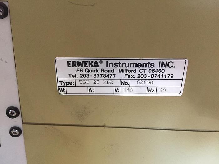 Used Lab, Hardness Tester, Erweka, Mdl TBH28 #S740001