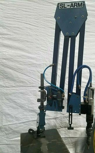 Used S & L Maskin Pneumatic Drill / Screw with Articulating Arm Reduces Fatigue