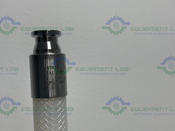 Used Saint Gobain  23035763 Pure Fit 96" Hose w/ 1" Sanitary Fitting 90 PSI at 20°C