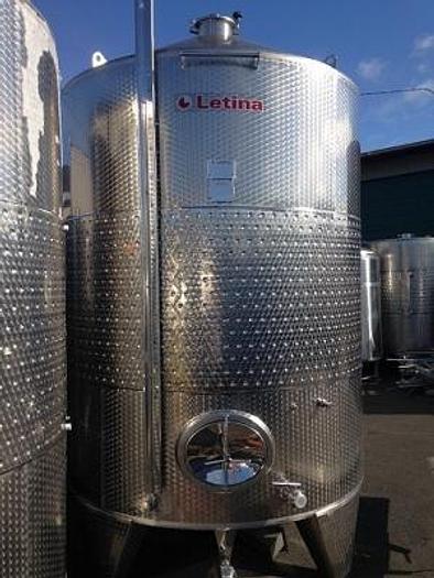 New Stock Letina 2310Gal/8750L Closed Top Jacketed Storage Tank