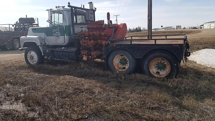 Used 1982 MACK RS686L ST Tandem Axle Oilfield Pumper Kill Truck