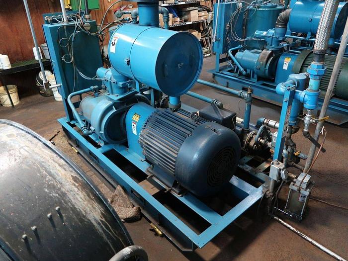 Used QUINCY 490 100 HP ROTARY SCREW AIR COMPRESSOR