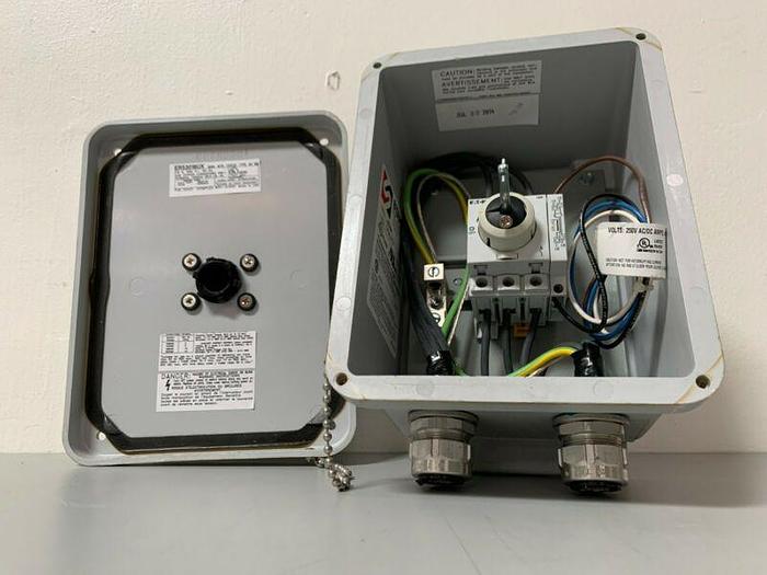 Used Stahlin J806W Enclosure w/ On & Off Switch