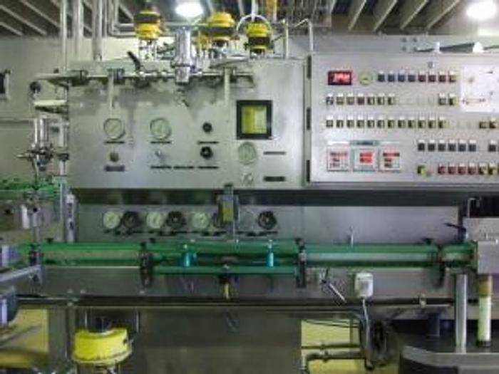 Used krones 40/10 monoblock filler/crowner