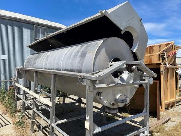 Used Rotary 44" Diameter x 15.5" Long Hot Water Blancher