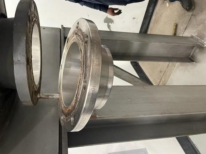 Used Mixer, Ribbon, 210 Cubic Feet, Stainless Steel, 30 HP, Double Ribbon #S744804