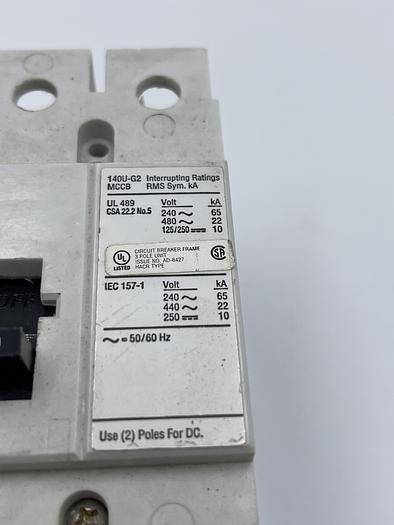 Used Allen-Bradley 140U-G2-MCCB