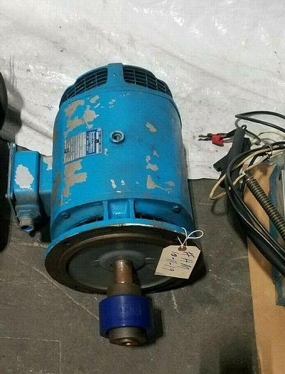 Used Brook Crompton Electric Motor 10 HP 230/460 Volts 3 Phase 1720 RPM Frame K215TD
