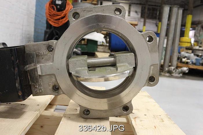 Used Flowserve 8-BX2-L1111A1V0NZ 8" Air Operated Butterfly Valve #33642