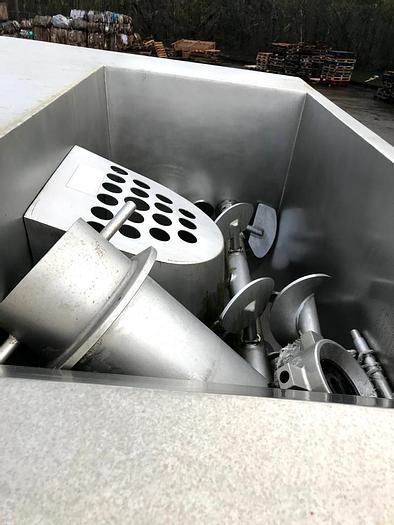 Used Kilia 160mm paddle mixer with loader