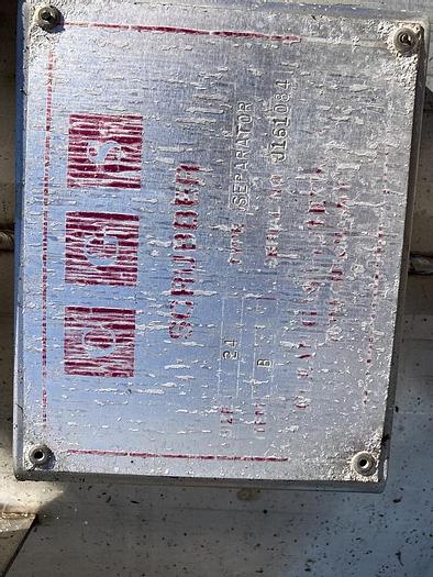 Used CGS approximately 75 gallon stainless steel vertical scrubber tank