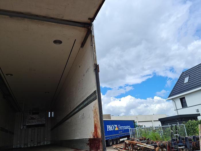 Used 2003 HFR 2 AXLE/ CITY/ FRIDGE TRAILER/ OPEN SIDE/ LOADING LIFT STEERING AXLE FRIDGE UNIT