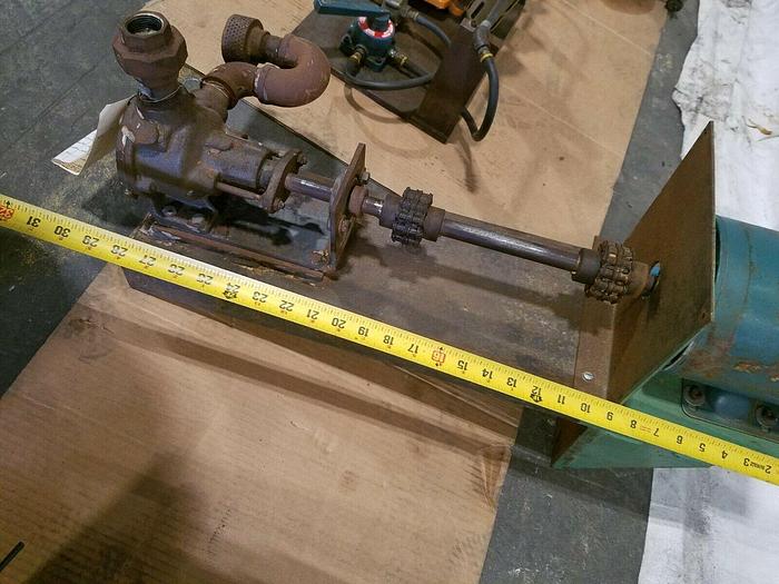 Used Reliance 3/4 HP 1140 RPM Electric Motor Tested ... Pump is in unknown condition