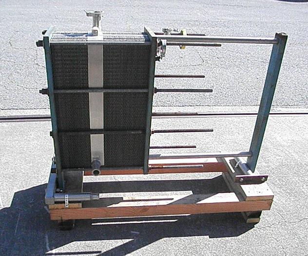 Used Heat Exchanger, Plate, 200 SF, S/st, Mueller, #S740913