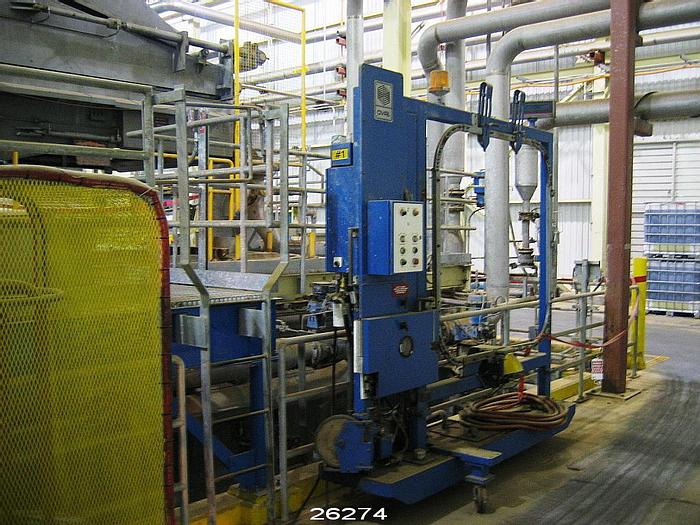 Used Andritz DWPED-2025HP Wet Lap Press,  2-Meter Wide, With Lamb Gray/Andritz Cutter Lay Boy With Andritz Vacuum Transfer Belt And Lamb Gray/Oval Bale Press And Bale Line With Scale #26274