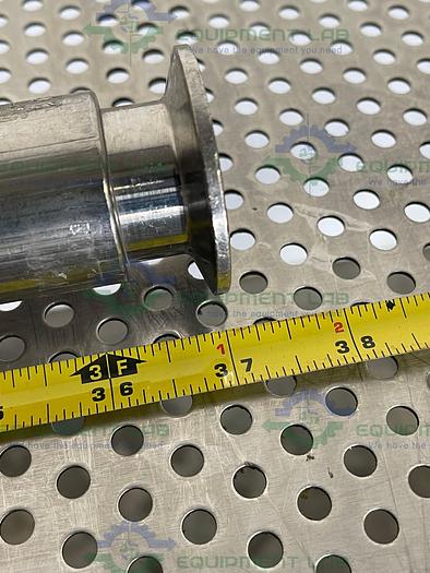 Used Sani Tech  STHT-W-1000 Silicone Hose w/ 1" Elbow Sanitary Fitting