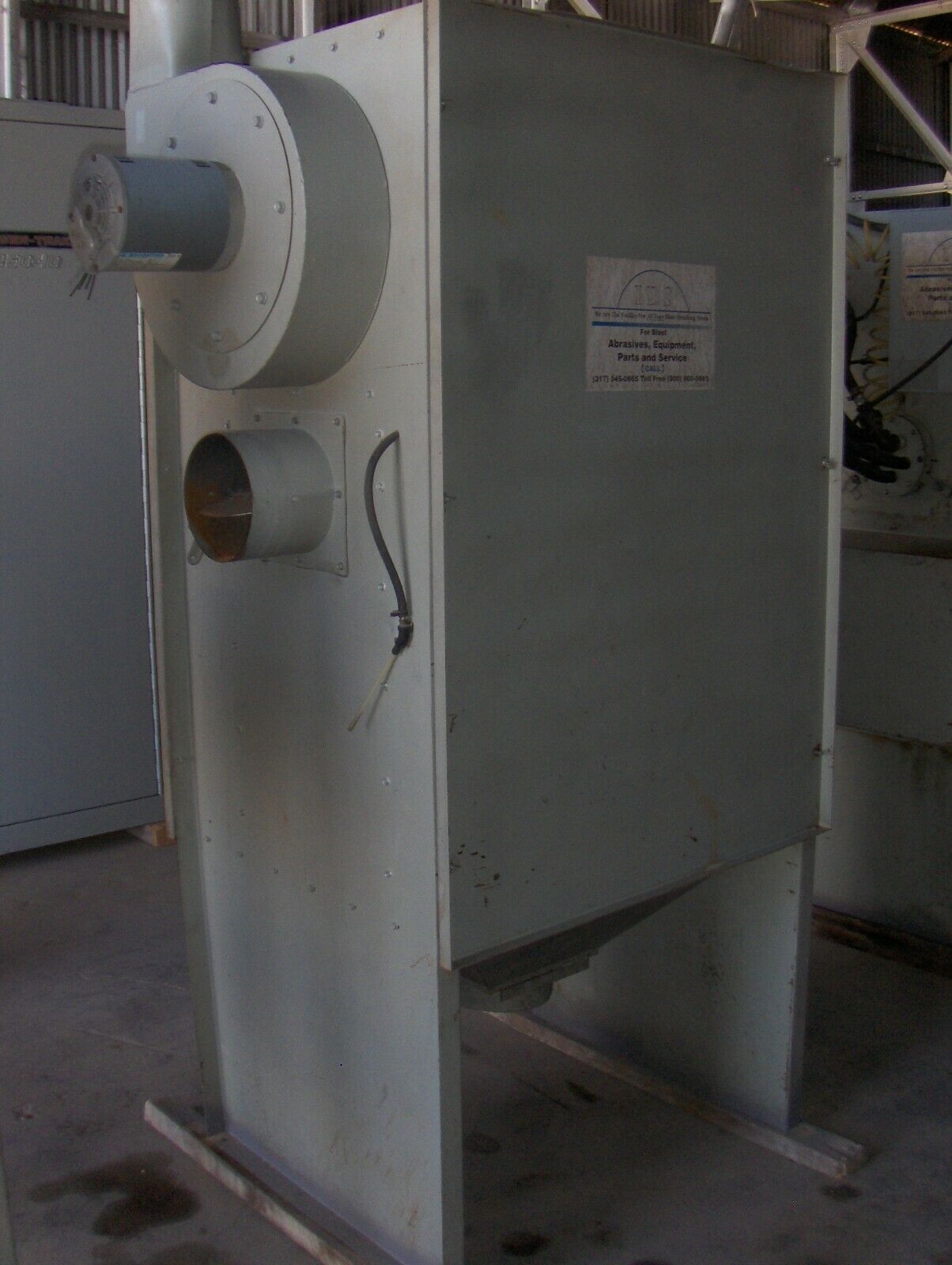 Used Blast-It-All Mdl. TBS-3 Barrel Blast Machine; 3 cu. ft. Capacity