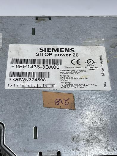 Used Siemens 6EP1436-3BA00