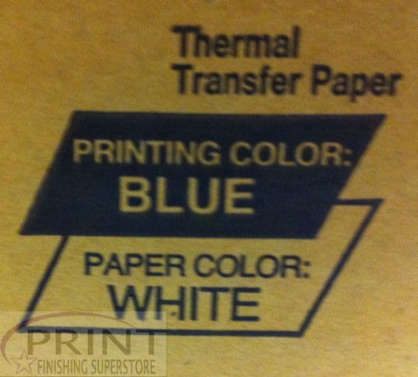 Fuji Varitronics Blue On White Transfer Plus Poster Printer Paper 23" - 968784