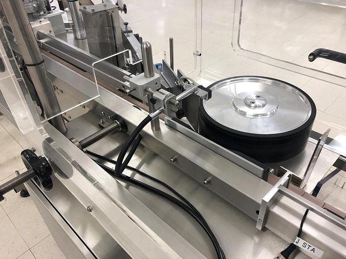 Used Labeler, Pressure Sensitive, Newman, Mdl NV2, WrapLabeler, Pressure Sensitive, Newman, Mdl NV2, Wrap #S742624