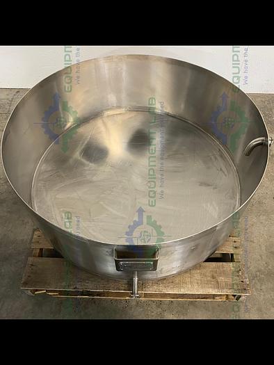 Used Millipore Stainless Steel Resin Container 88277020 w/ Sanitary Fittings