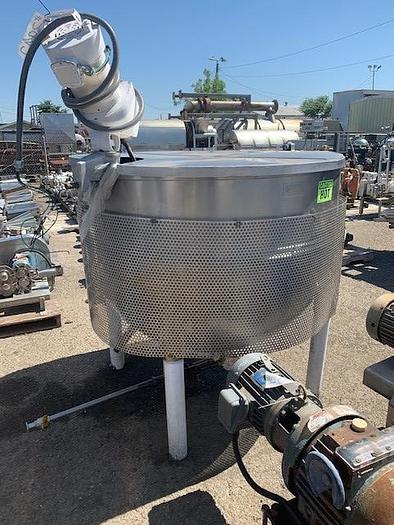 Used 250 Gallon Groen Jacketed Steam Mix Kettle with Agitator