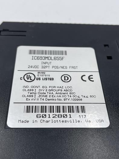 Used GE IC693MDL655F