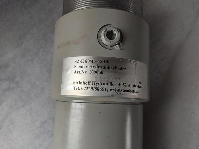 Sonderhydraulikzylinder, doppeltwirkend, SZ-E 80/45-65, Steinhoff neu