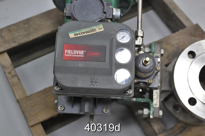 Used Fisher V150 3" Vee Ball Control Valve #40319